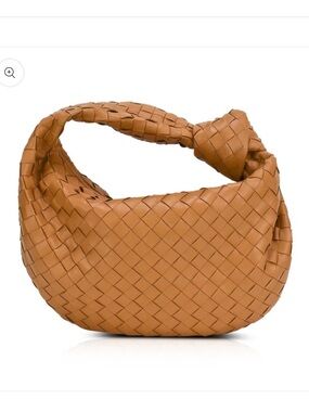 NWOT Vegan Leather Knotted Hobo Bag